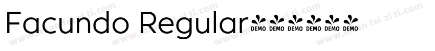 Facundo Regular字体转换